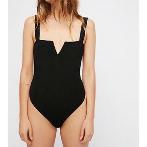 FREE PEOPLE black bodysuit